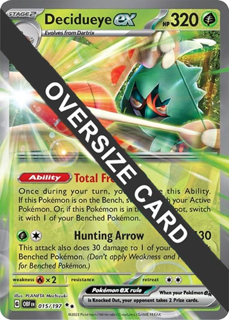 Image for Decidueye ex (015/197) [Jumbo Cards] - Pokemon