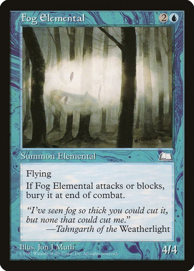 Image for Fog Elemental [Weatherlight] - Magic: The Gathering