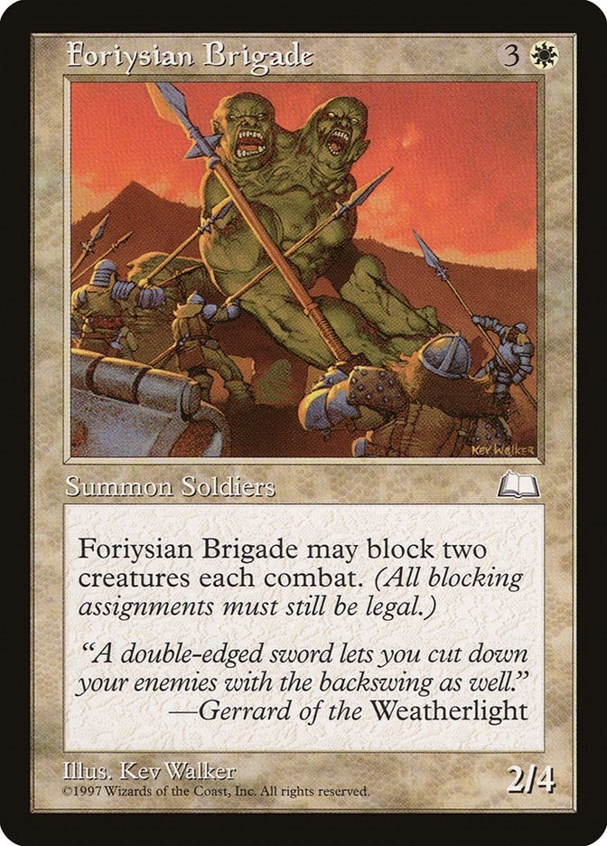 Image for Foriysian Brigade [Weatherlight] - Magic: The Gathering