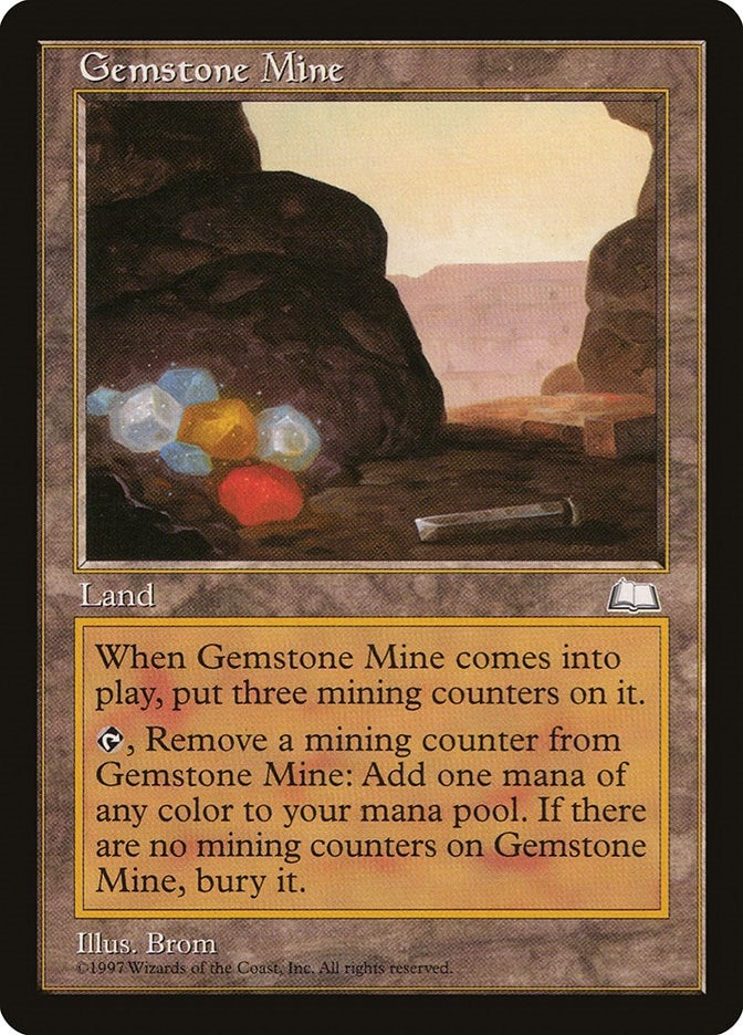 Image for Gemstone Mine [Weatherlight] - Magic: The Gathering