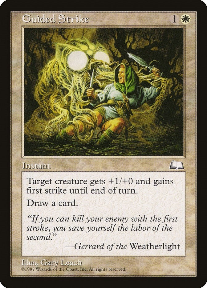 Image for Guided Strike [Weatherlight] - Magic: The Gathering