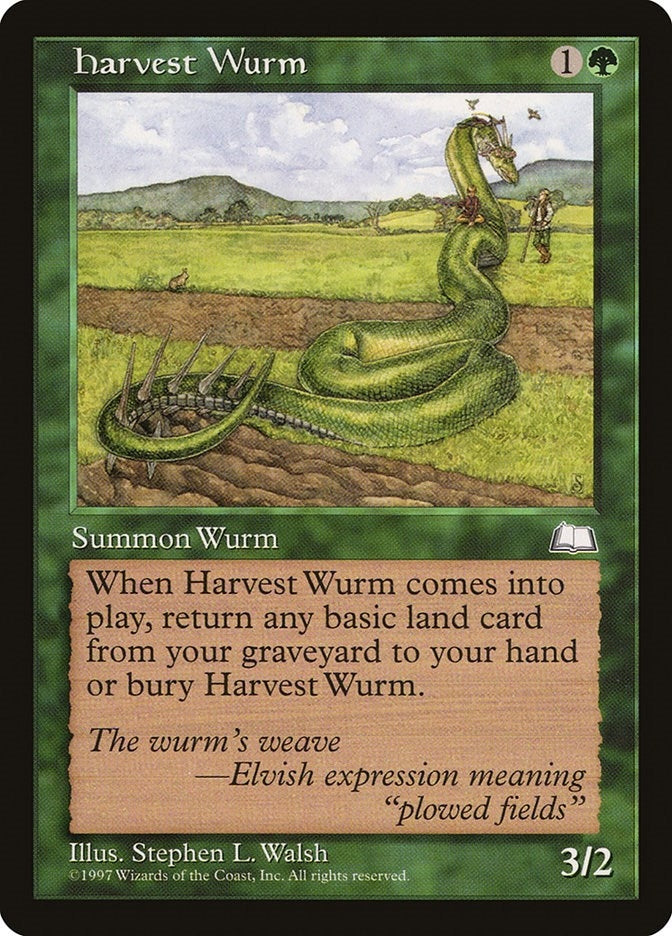Image for Harvest Wurm [Weatherlight] - Magic: The Gathering