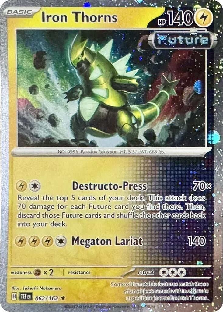 Image for Iron Thorns - 062/162 (Cosmos Holo) (062/162) [Miscellaneous Cards & Products] - Pokemon