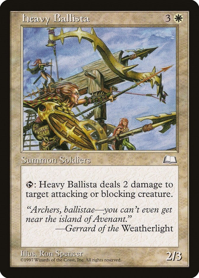 Image for Heavy Ballista [Weatherlight] - Magic: The Gathering
