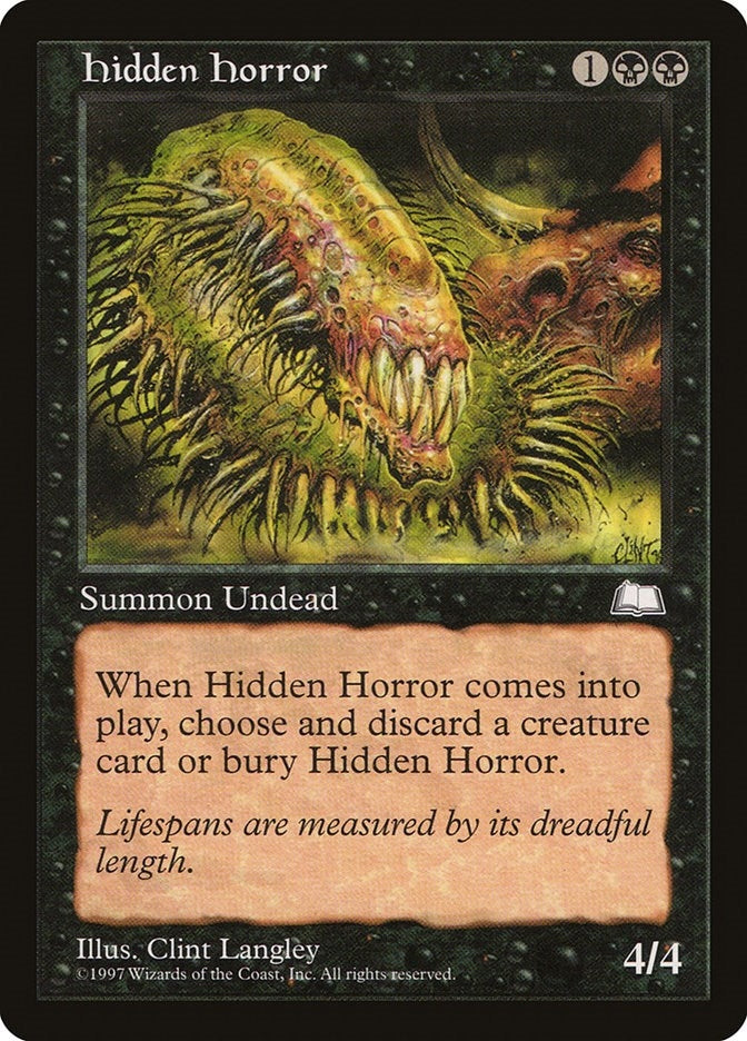Image for Hidden Horror [Weatherlight] - Magic: The Gathering