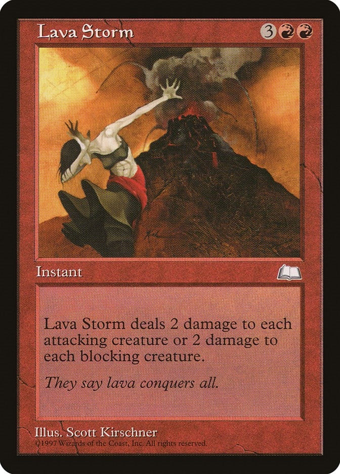 Image for Lava Storm [Weatherlight] - Magic: The Gathering
