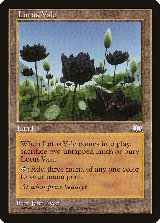 Image for Lotus Vale [Weatherlight] - Magic: The Gathering