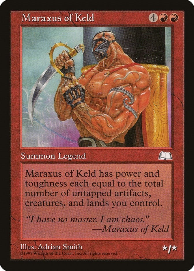 Image for Maraxus of Keld [Weatherlight] - Magic: The Gathering