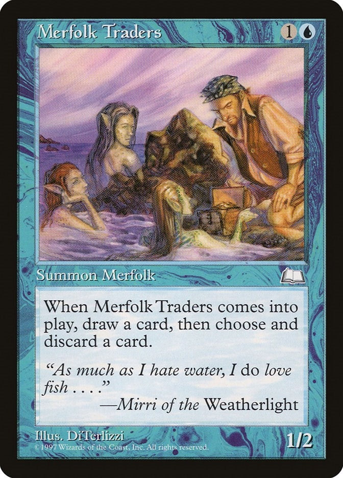 Image for Merfolk Traders [Weatherlight] - Magic: The Gathering