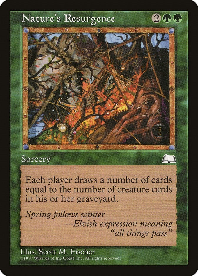 Image for Nature's Resurgence [Weatherlight] - Magic: The Gathering