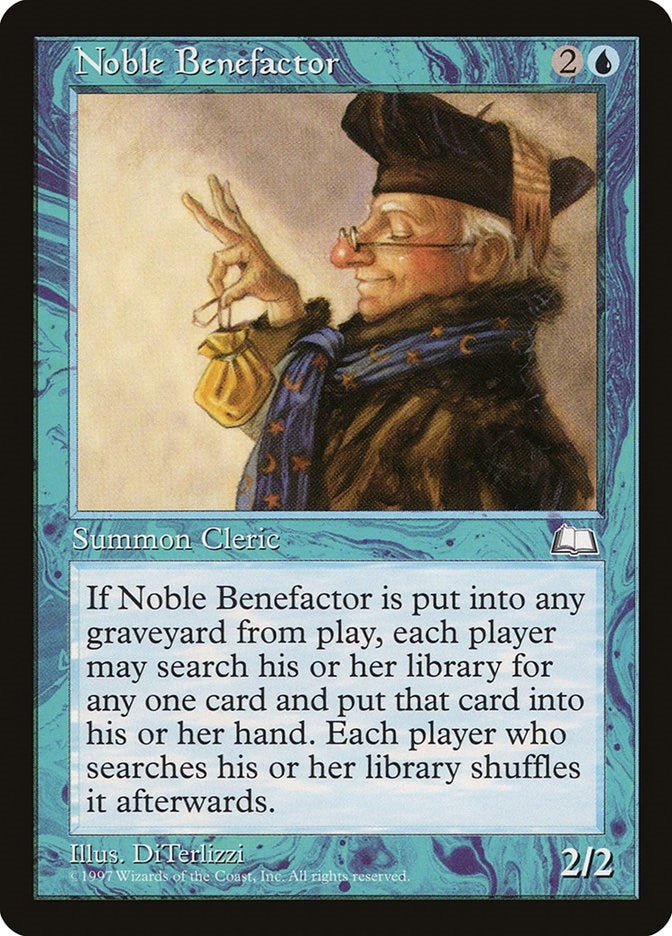 Image for Noble Benefactor [Weatherlight] - Magic: The Gathering