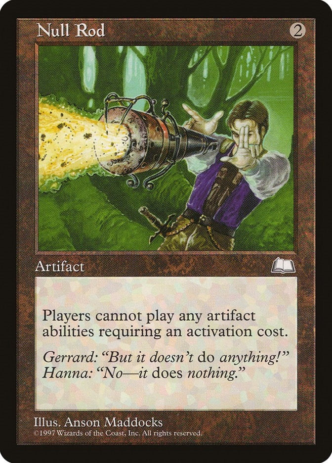 Image for Null Rod [Weatherlight] - Magic: The Gathering