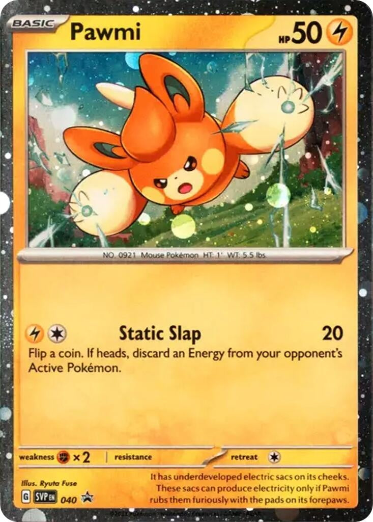 Image for Pawmi - 040 (Cosmos Holo) (040) [SV: Scarlet & Violet Promo Cards] - Pokemon