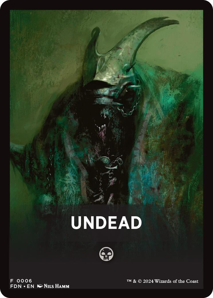 Image for Undead Theme Card (6) [Foundations] - Magic: The Gathering