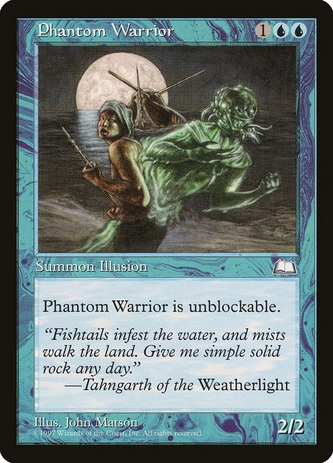 Image for Phantom Warrior [Weatherlight] - Magic: The Gathering
