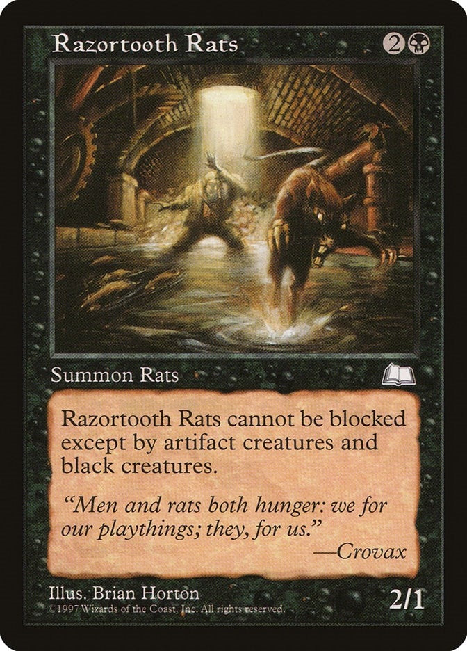 Image for Razortooth Rats [Weatherlight] - Magic: The Gathering