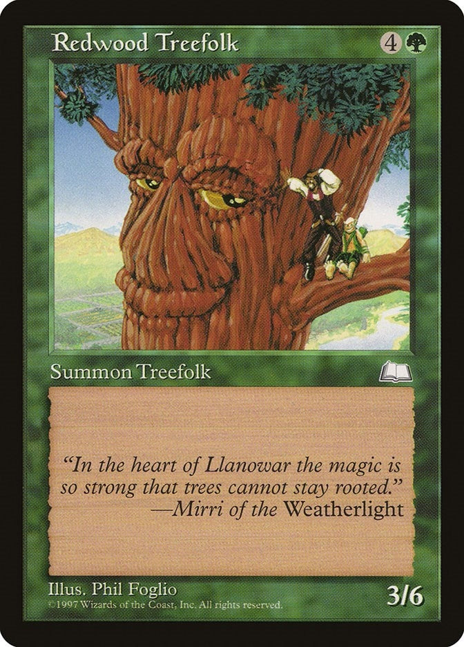 Image for Redwood Treefolk [Weatherlight] - Magic: The Gathering