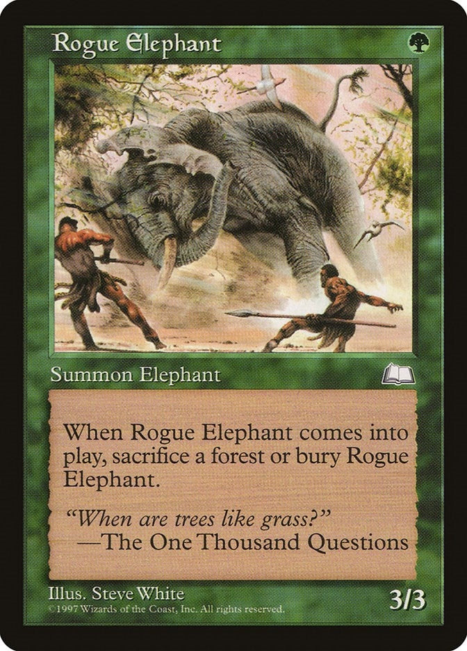 Image for Rogue Elephant [Weatherlight] - Magic: The Gathering