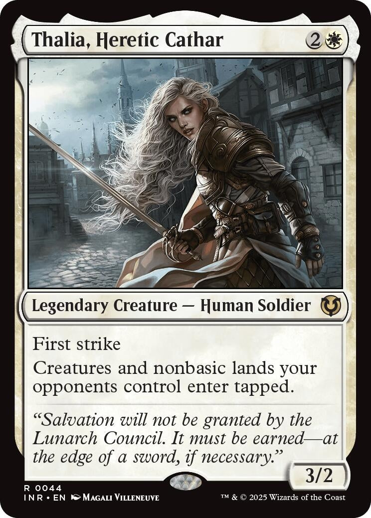 Image for Thalia, Heretic Cathar (44) [Innistrad Remastered] - Magic: The Gathering