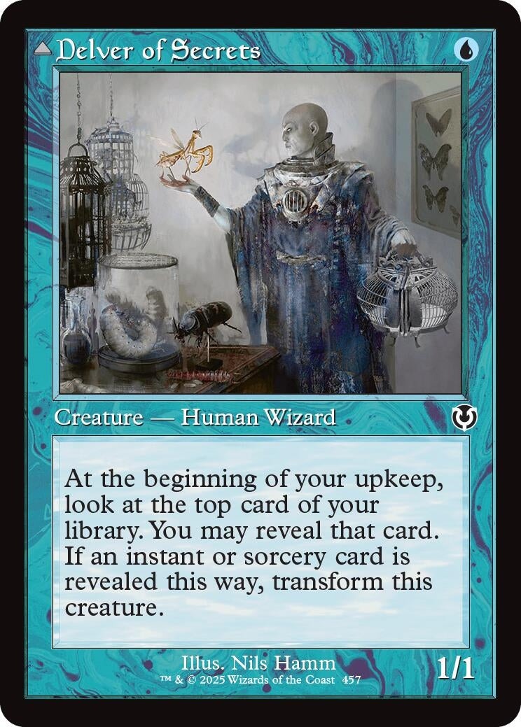 Image for Delver of Secrets (Retro Frame) (457) [Innistrad Remastered] - Magic: The Gathering