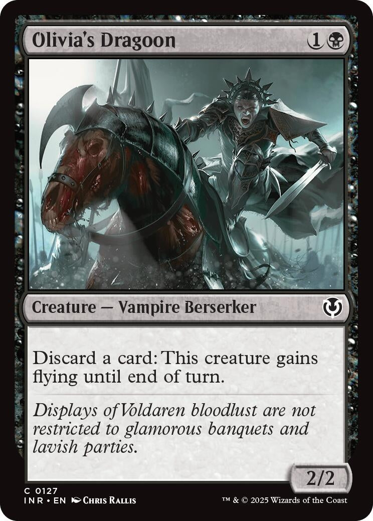 Image for Olivia's Dragoon (127) [Innistrad Remastered] - Magic: The Gathering