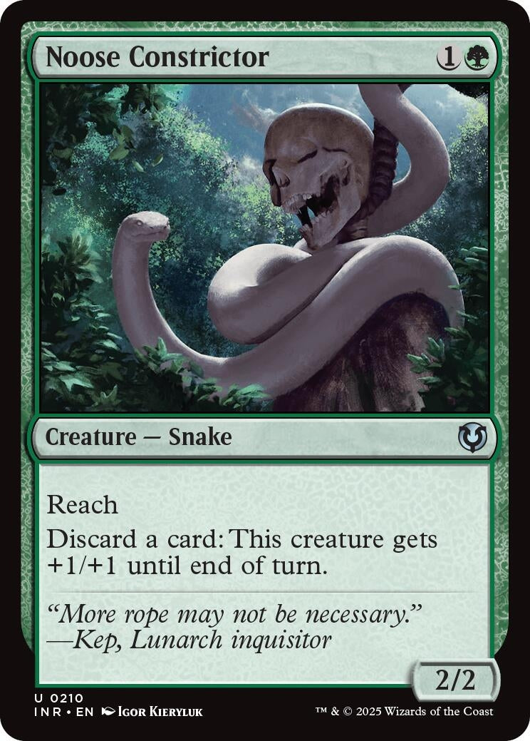 Image for Noose Constrictor (210) [Innistrad Remastered] - Magic: The Gathering