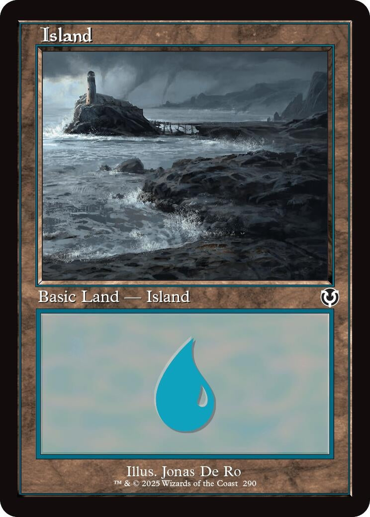 Image for Island (290) (Retro Frame) (290) [Innistrad Remastered] - Magic: The Gathering