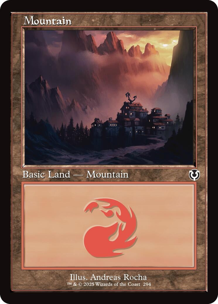 Image for Mountain (294) (Retro Frame) (294) [Innistrad Remastered] - Magic: The Gathering
