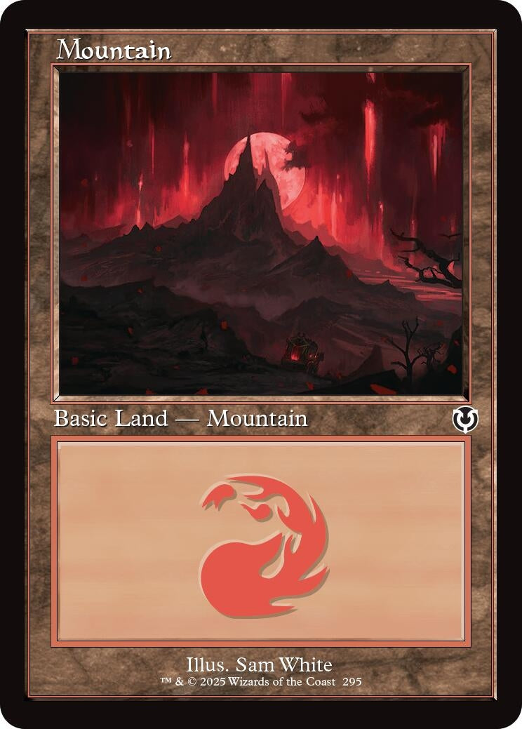 Mountain (295) (Retro Frame) (295) [Innistrad Remastered]