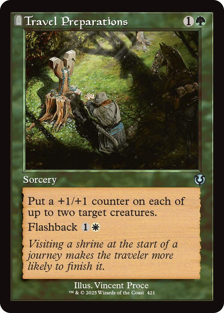 Image for Travel Preparations (Retro Frame) (421) [Innistrad Remastered] - Magic: The Gathering