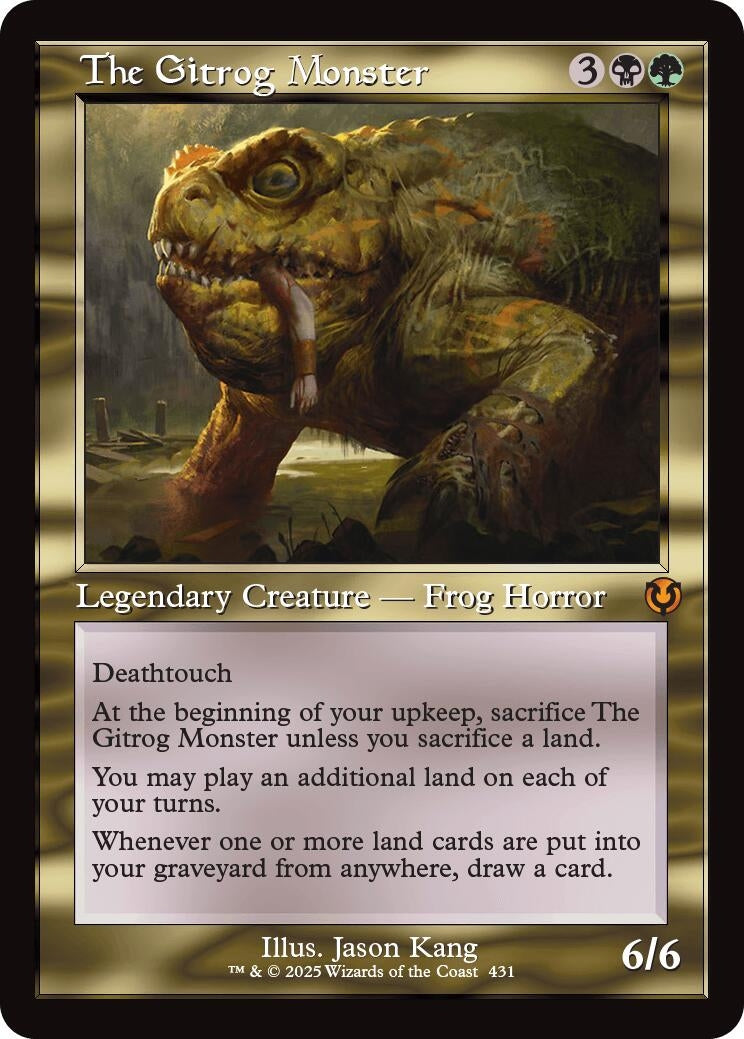 Image for The Gitrog Monster (Retro Frame) (431) [Innistrad Remastered] - Magic: The Gathering