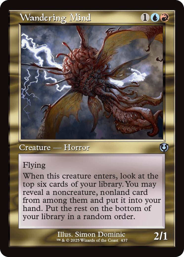 Image for Wandering Mind (Retro Frame) (437) [Innistrad Remastered] - Magic: The Gathering