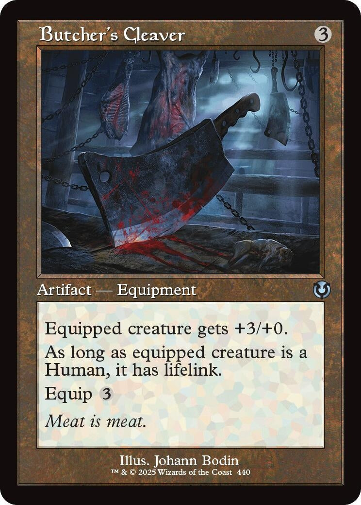 Butcher's Cleaver (Retro Frame) (440) [Innistrad Remastered]