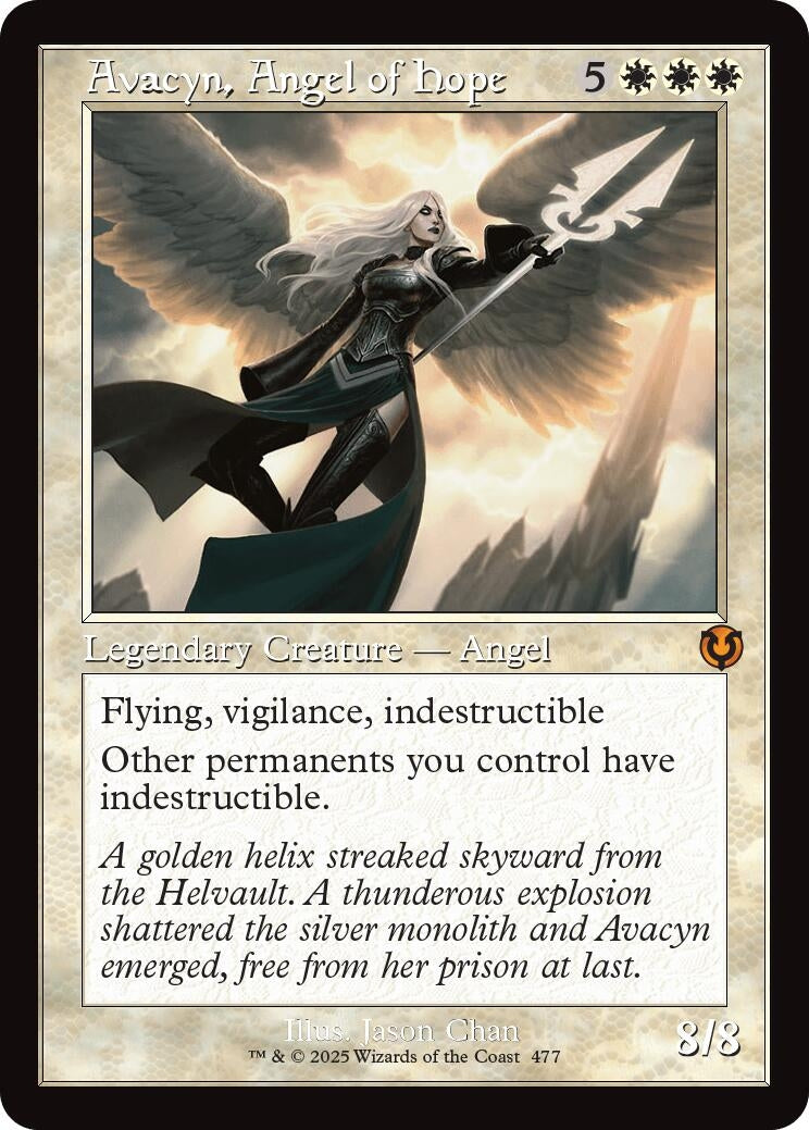 Image for Avacyn, Angel of Hope (Retro Frame) (477) [Innistrad Remastered] - Magic: The Gathering