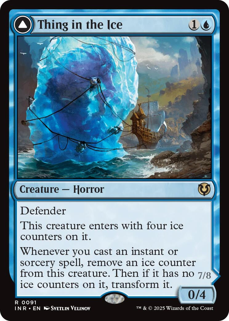 Image for Thing in the Ice (91) [Innistrad Remastered] - Magic: The Gathering