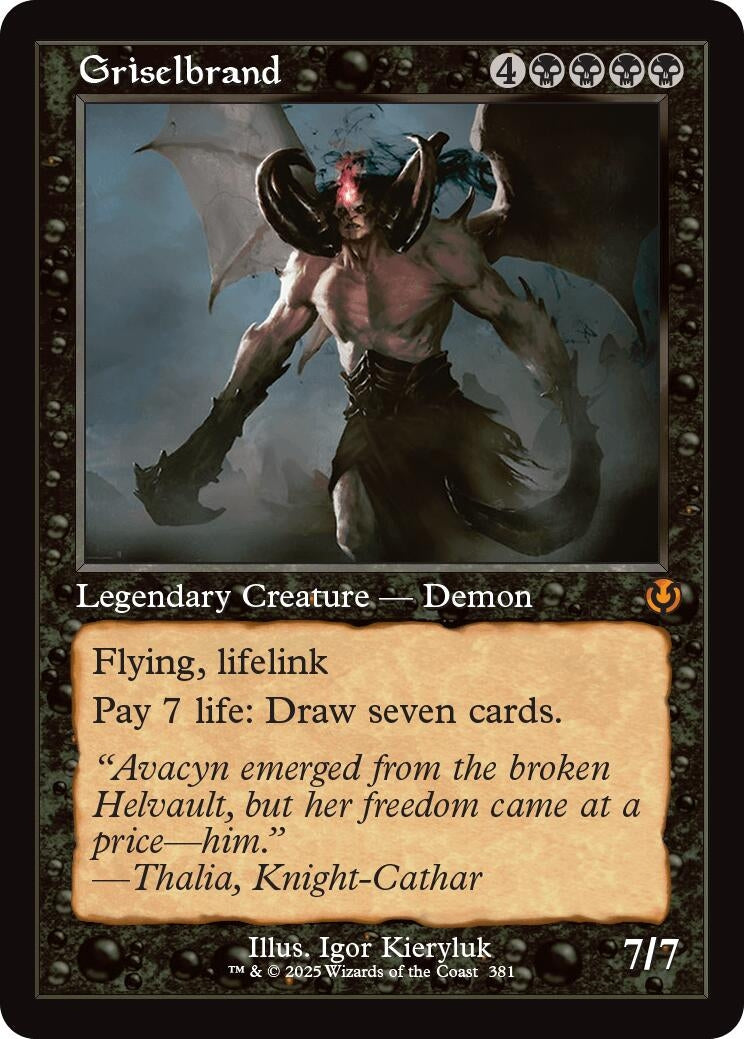 Image for Griselbrand (Retro Frame) (381) [Innistrad Remastered] - Magic: The Gathering