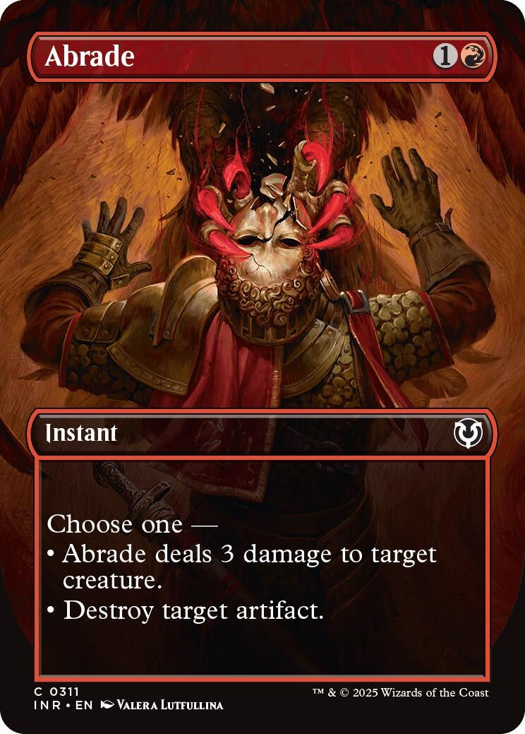 Abrade (Borderless) (311) [Innistrad Remastered]