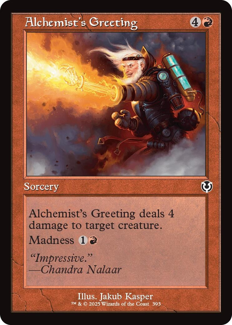 Image for Alchemist's Greeting (Retro Frame) (393) [Innistrad Remastered] - Magic: The Gathering
