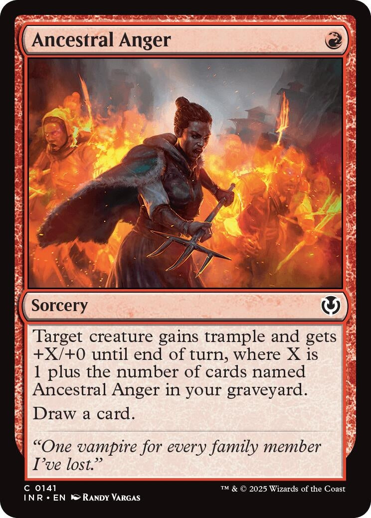Image for Ancestral Anger (141) [Innistrad Remastered] - Magic: The Gathering