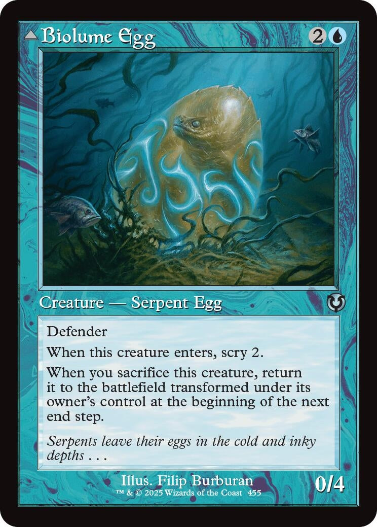 Image for Biolume Egg (Retro Frame) (455) [Innistrad Remastered] - Magic: The Gathering