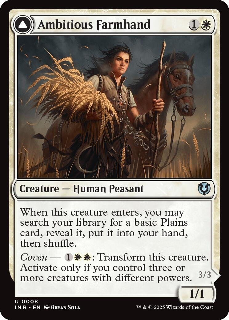 Image for Ambitious Farmhand (8) [Innistrad Remastered] - Magic: The Gathering