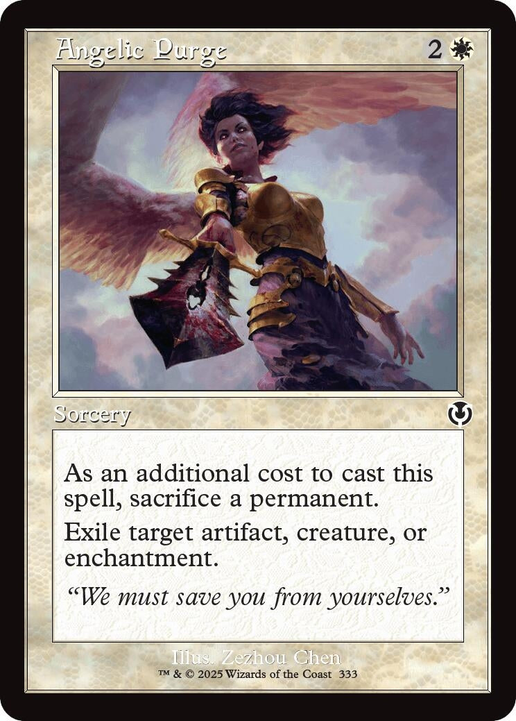 Image for Angelic Purge (Retro Frame) (333) [Innistrad Remastered] - Magic: The Gathering