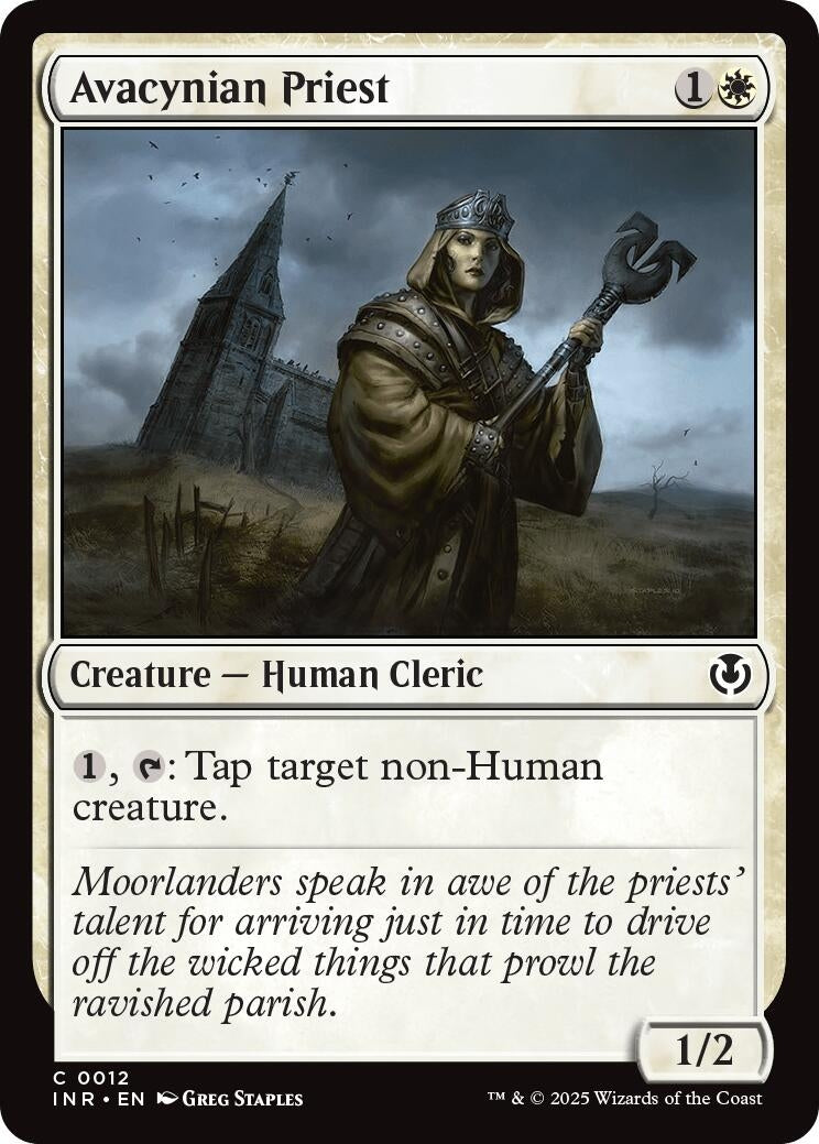 Image for Avacynian Priest (12) [Innistrad Remastered] - Magic: The Gathering
