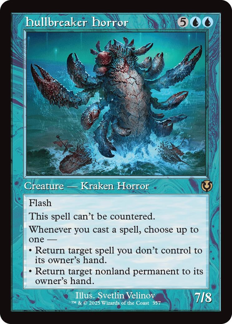 Image for Hullbreaker Horror (Retro Frame) (357) [Innistrad Remastered] - Magic: The Gathering