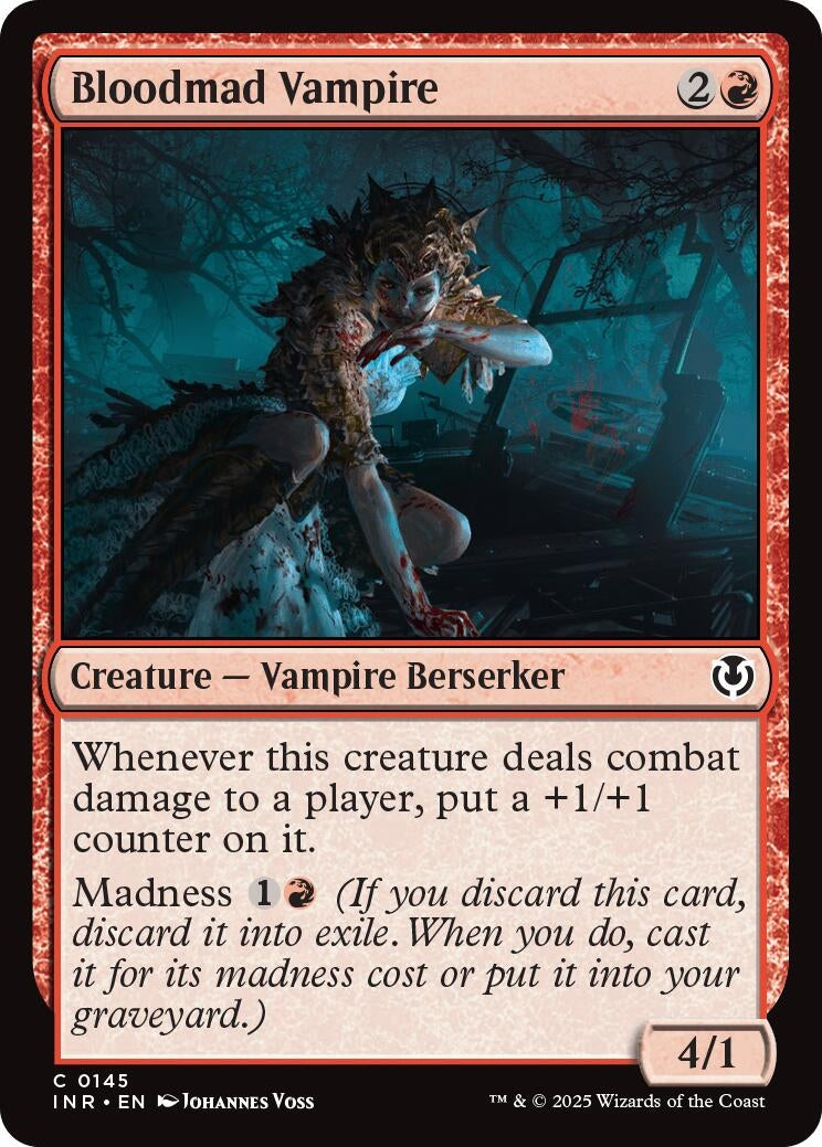 Image for Bloodmad Vampire (145) [Innistrad Remastered] - Magic: The Gathering