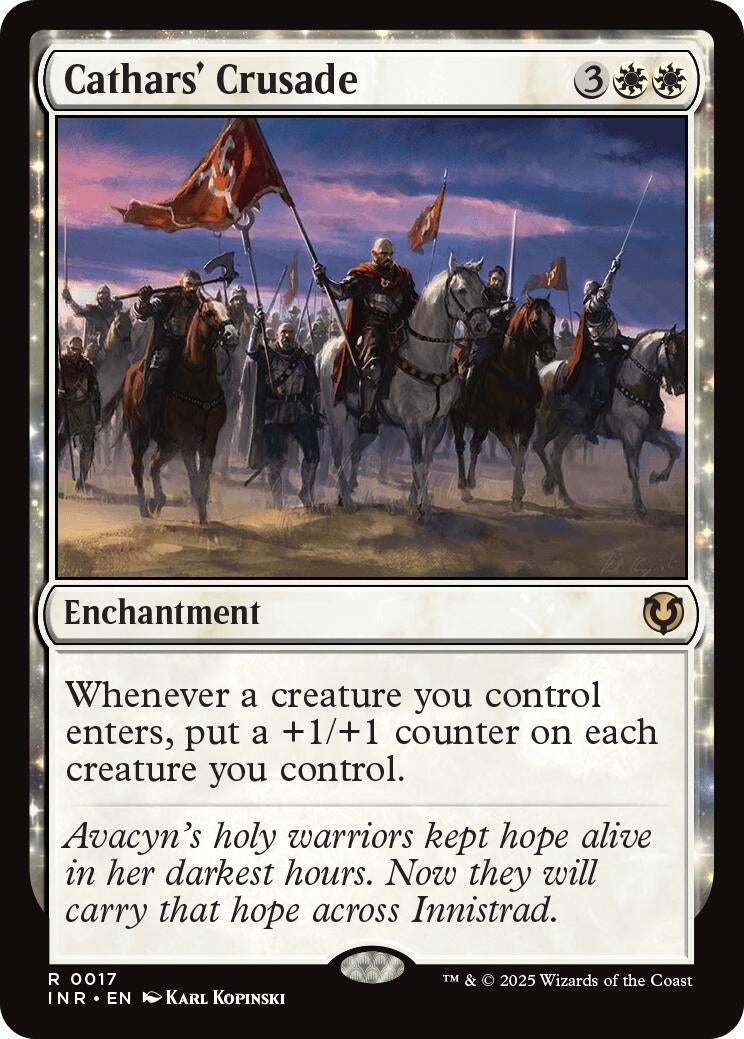 Image for Cathars' Crusade (17) [Innistrad Remastered] - Magic: The Gathering