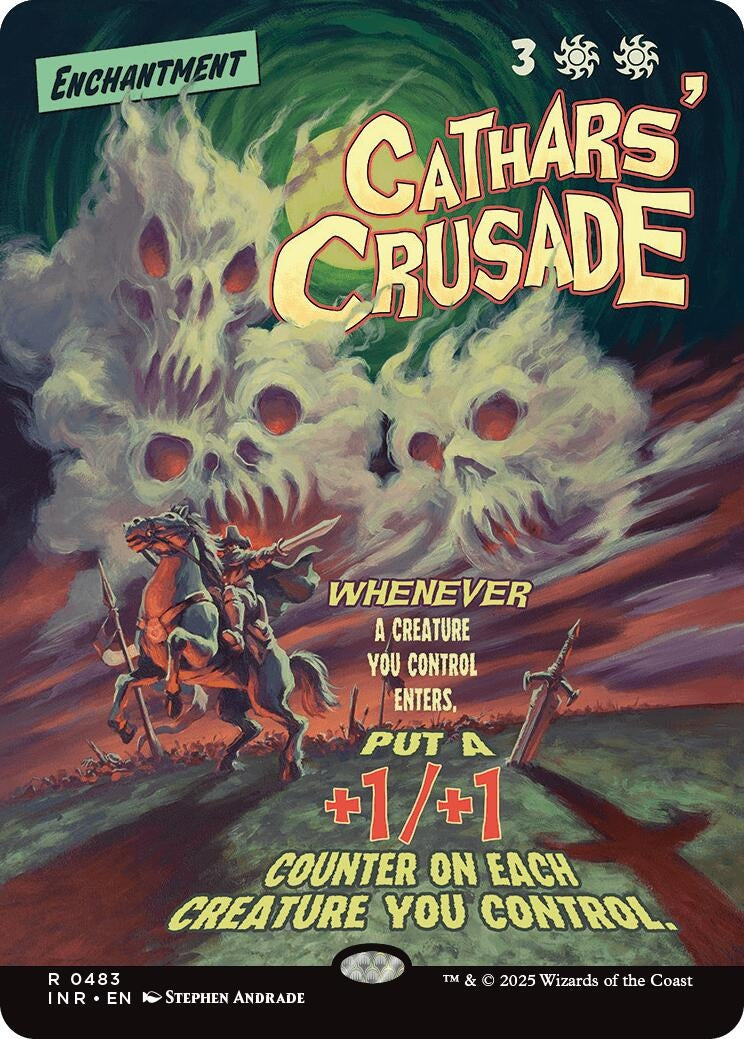 Image for Cathars' Crusade (Showcase) (483) [Innistrad Remastered] - Magic: The Gathering