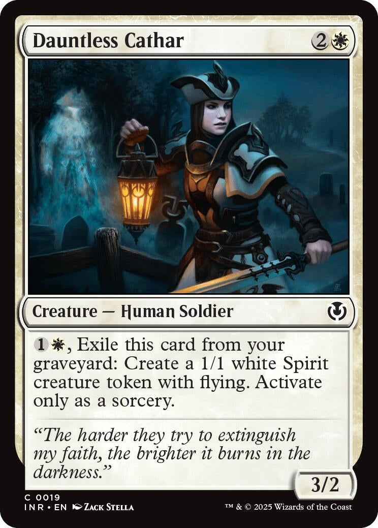 Image for Dauntless Cathar (19) [Innistrad Remastered] - Magic: The Gathering