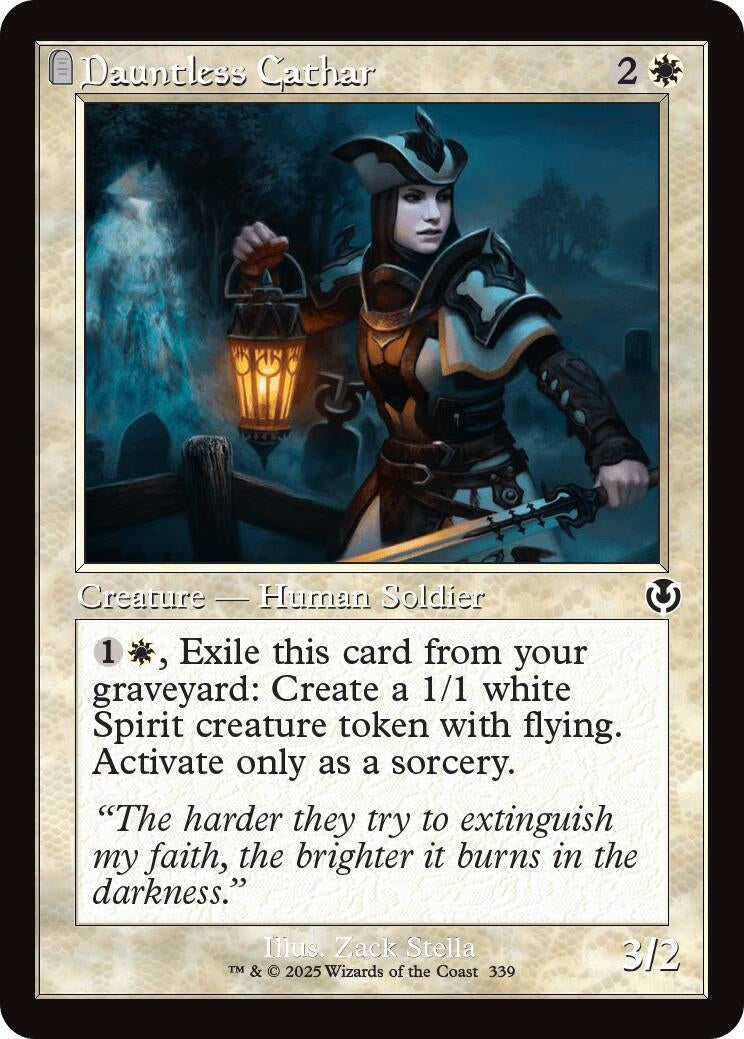 Image for Dauntless Cathar (Retro Frame) (339) [Innistrad Remastered] - Magic: The Gathering