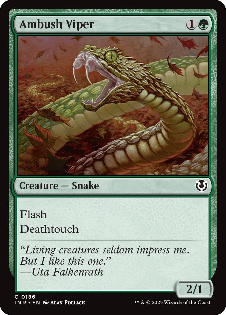 Image for Ambush Viper (186) [Innistrad Remastered] - Magic: The Gathering
